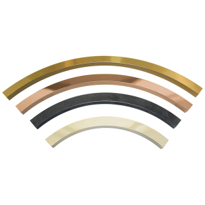 不锈钢弧形线条吊顶圆弧角花装饰条背景墙u型l型圆形包边条异型条