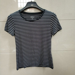 班尼路女装短袖t恤 夏季新款时尚圆领印花半袖针织体恤潮流上衣衫