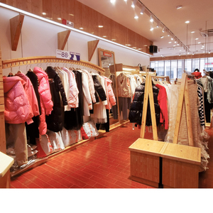 爱依服女装货架服装店展示架美丽穿时尚落地中岛挂衣架陈列架子