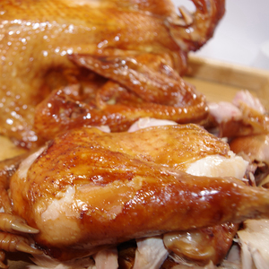 芥末鸡潍坊山东潍坊特产特色潍县芥末鸡扒鸡烧鸡整鸡卤味熟食小吃