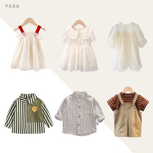 YASA【男童女童服饰合集】样板房儿童房衣柜柜内展示青少年连衣裙