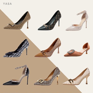 YASA【高跟鞋合集】样板房衣帽间鞋柜现代轻奢女鞋单鞋陈设道具鞋