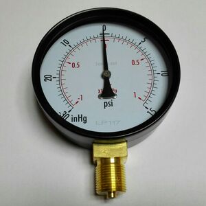 正负压压力表压力真空表yz-100-1bar～ 1bar-30inhg～ 15psi100mm