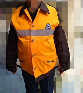 长袖猪拉拉 铁路正品劳保防护服,单件上衣透气耐磨劳保指定面料