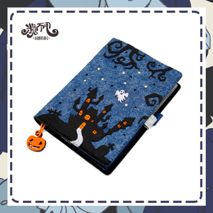 「糖不甩の」手作 魔法日记 a5手账本复古万圣节南瓜发光笔记本
