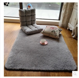 可定制加厚可水洗丝毛地毯卧室满铺客厅茶几床边毯长方形短毛地垫