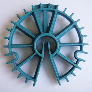 钢筋保护层塑料垫块 飞轮式梅花轻型塑料垫块 墙卡柱卡塑料定位块