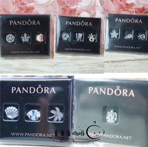 Pandora潘多拉丹麦专柜925银锆石珐琅DIY漂浮盒子吊坠小配饰系列