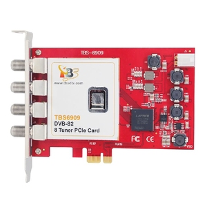 TBS6909 DVB卡8Tune输入PCIe高清数字电视卡