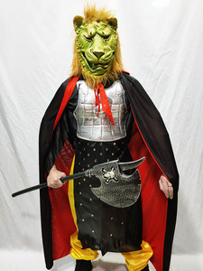 西游记妖精妖怪服饰金角银角大王小钻风小妖狮子老虎豹子服装面具