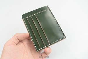 新禧马臀皮卡包原创设计卡包钱包真皮纯手工定制零钱包可印名字