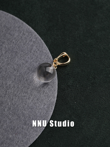NNU平衡能量~原创设计天然白水晶提升气质简约吊坠项链裸坠不褪色