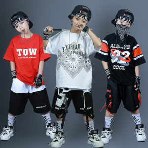 六一儿童街舞表演出服装帅帅的小男孩女童街舞套装98k最靓的仔酷3