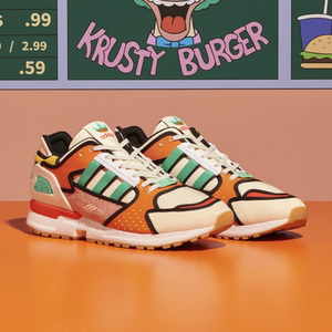 正品代购adidas x the simpsons阿迪达斯辛普森联名款男女跑步鞋