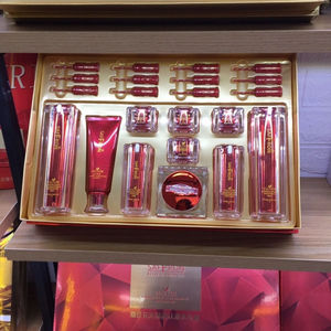 新款香港永久美护肤品藏红花奢华焕亮套盒22件套化妆品祛斑套装