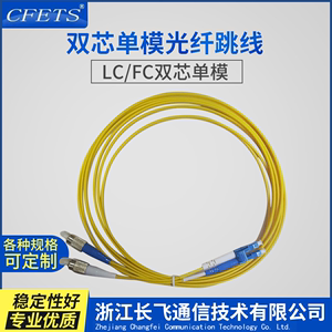 浙江长飞CFETS  LC-LC 单模光纤跳线 LC-SC,FC,-FC 跳线 3米5米ST