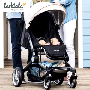 澳洲larktale婴儿车可坐可躺简便遛娃便携一键折叠宝宝旅行手推车