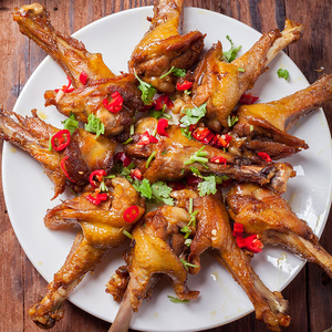 老鸭寸骨10根卤味鸭翅根酒店饭店餐饮商用特色半成品美食冷冻食材