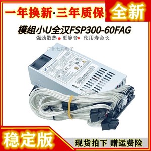 全模组小1U电源 FSP270-60LE 500W FLEX小机箱 NAS台式机电源静音