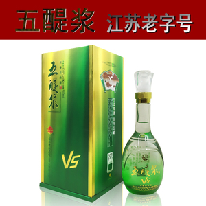 五醍浆v5酒整箱六瓶老窖小众酒40.8度浓香型原浆盐城八滩礼盒