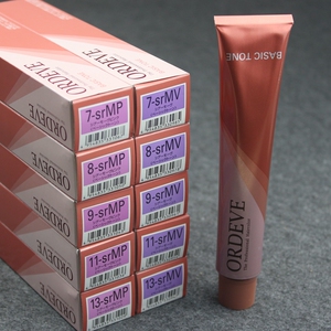 日本milbon玫丽盼染膏植物染发膏srmv雾紫灰色/srmp雾粉色