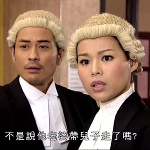 扮演钢琴家宫廷演出表演全头套法官律师假发男女儿童成人道具假毛