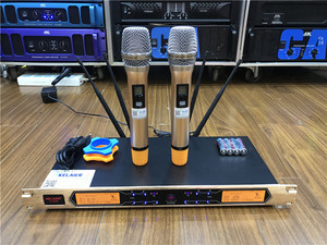克莱尔/k8660无线话筒4天线ktv真分级u段家用动圈式远距离麦克风