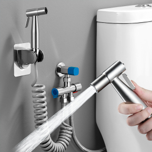 马桶冲洗喷枪水龙头伴侣水箱增压妇洗器卫生间厕所家用洗屁屁神器