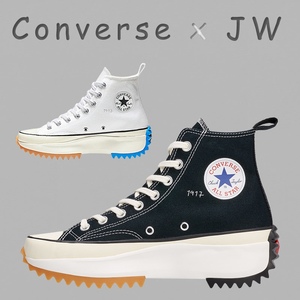 converse匡威jw联名厚底松糕鞋高帮休闲增高帆布鞋男女鞋164840c
