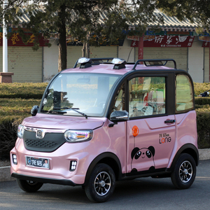 低速电动四轮代步电瓶车纯电新能源汽车家用小型女士全封闭接孩子