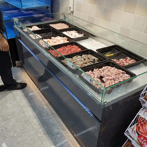 正雪冰台商用水果保鲜海鲜展示柜饭店菜品点菜烧烤店冰鲜台海鲜柜