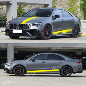 00摩迹旗舰店天猫适用于奔驰cla45拉花车贴cla180 220 260 机盖改