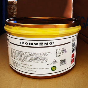 东洋UV油墨 FD O NEW 红黄蓝黑 M G3 胶印紫外线固化适用PET PVC