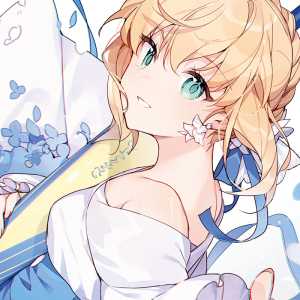 i.n】咖啡 fgo个人插画作品「star」阿尔托莉雅 saber 呆毛