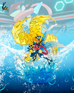 宝可梦玩具甲贺忍蛙手办公仔神奇宝贝小智版玩偶忍者蛙摆件tb