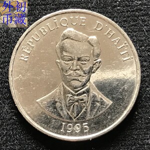 美洲散币  海地1995年5生丁 外国钱币硬币收藏