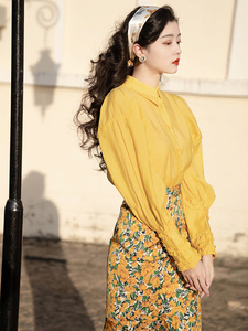 00曼思如旗舰店天猫90港风复古女装80年代怀旧服装小个子两件套装夏