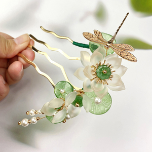 【汉服莲花发饰】汉服莲花发饰品牌,价格 - 阿里巴巴