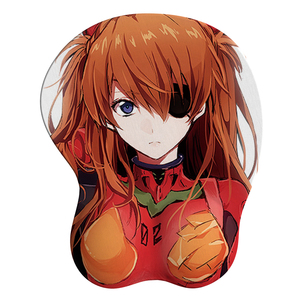 动漫鼠标垫胸部硅胶