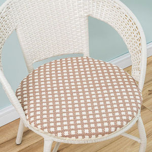 四季通用棉麻藤椅圆形坐垫久坐办公室座垫加厚屁垫榻榻米垫子家用