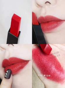 ysl/圣罗兰小银条口红咬唇裸色持久不脱色101 108