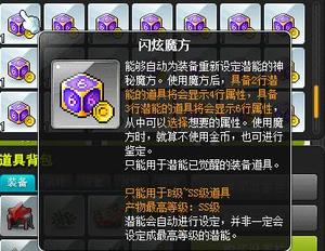 冒险岛胖企鹅闪炫魔方 六角魔方