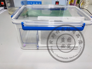 日本三菱微生物专用厌氧培养盒 2.5L密封透明厌氧罐 产气袋指示