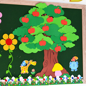 心愿墙许愿树小学教室布置装饰鼓励学习文化墙贴班级树干树枝主题