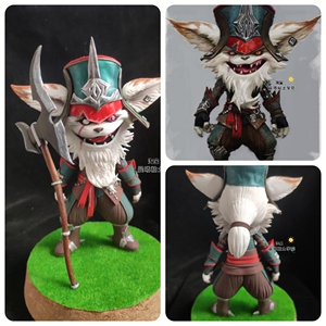 定制英雄联盟克烈 超轻粘土人偶公仔手办照片定制少女情侣礼物