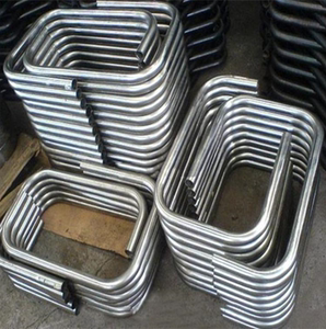 304不锈钢方管 圆管 铁管拉弯加工u型弯管螺旋盘管抽芯弯拉手定制