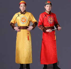 古装戏服男士地主少爷服装清朝阿哥贝勒王爷服装皇帝便服演出装男