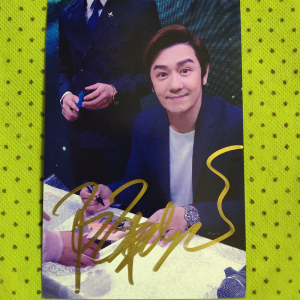 冲套装赠送钻现货亲笔签名照片6寸陈浩民周边 明星颁奖礼红毯双12