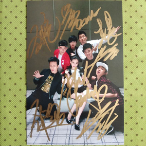 冲冠新款跑男亲笔签名照6寸 邓超鹿晗郑恺李晨陈赫 王祖蓝签现货