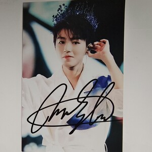 王俊凯亲笔照片tfboys王源易烊千玺演唱会签名推荐热包邮实拍现货